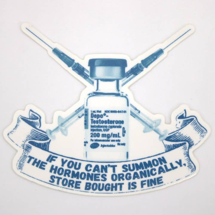 The Darks Art - Wholesale Sticker - Store Bought Hormones Sticker - Testosterone