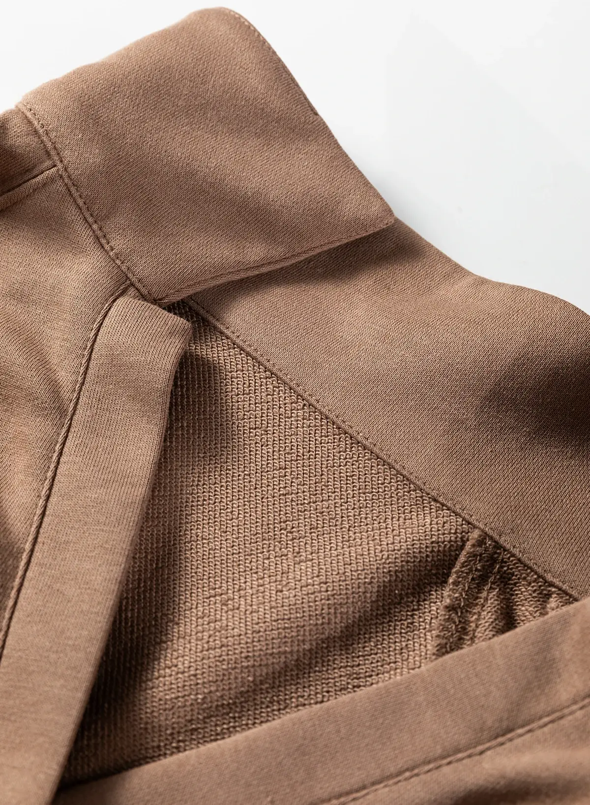 FULL TIME PURCHASE - Vente Ensemble de vêtements d'intérieur – femme - Ensemble de pull à col polo en V et pantalon de survêtement à cordon de serrage5