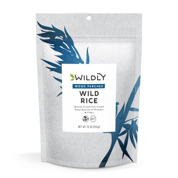 Wood Parched Wild Rice for wholesale by Wildly Organic