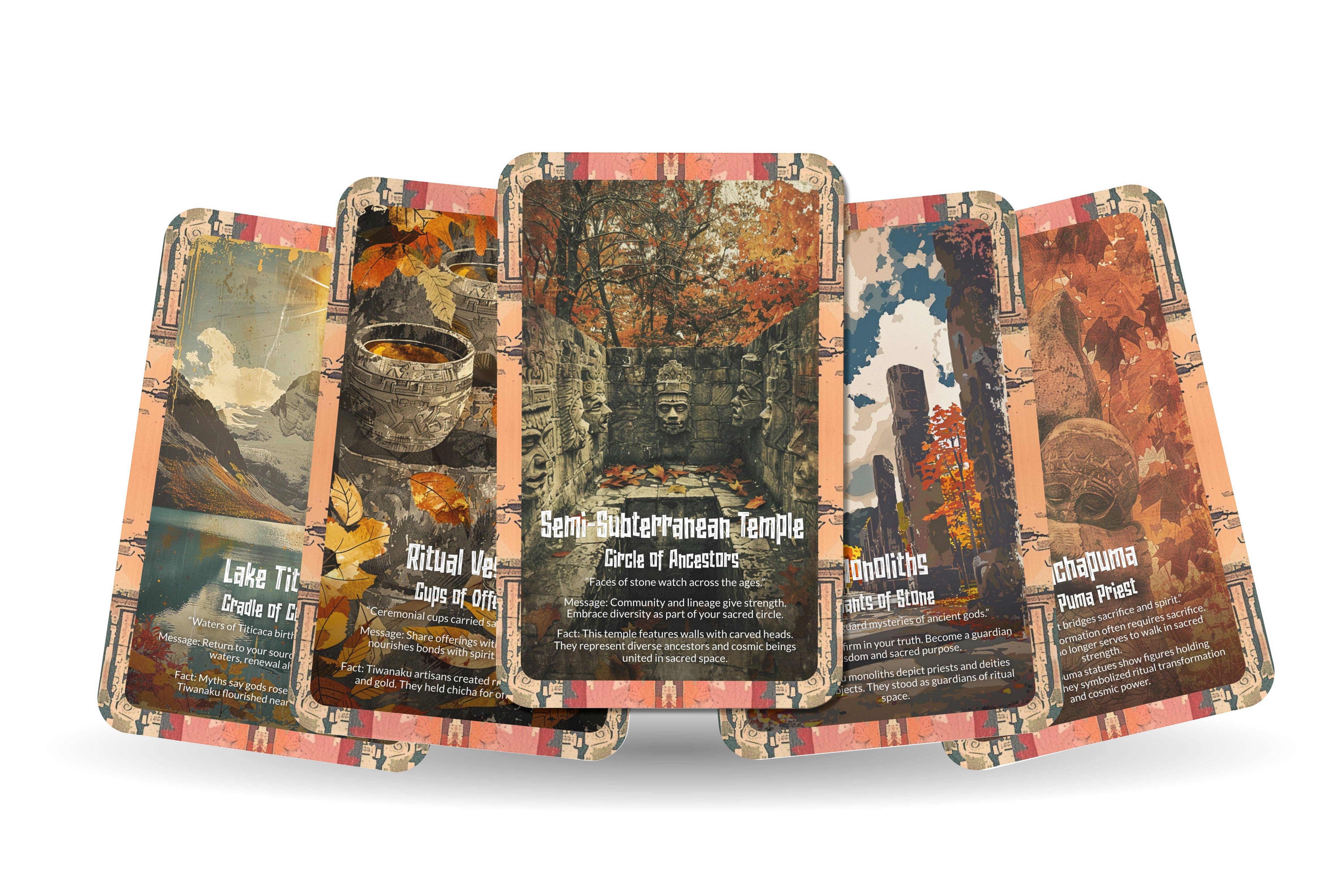 Ibiza Tarot USA - Wholesale Tarot Cards - Oracle of Tiwanaku: Lost Civilization Deck – 22 Cards7