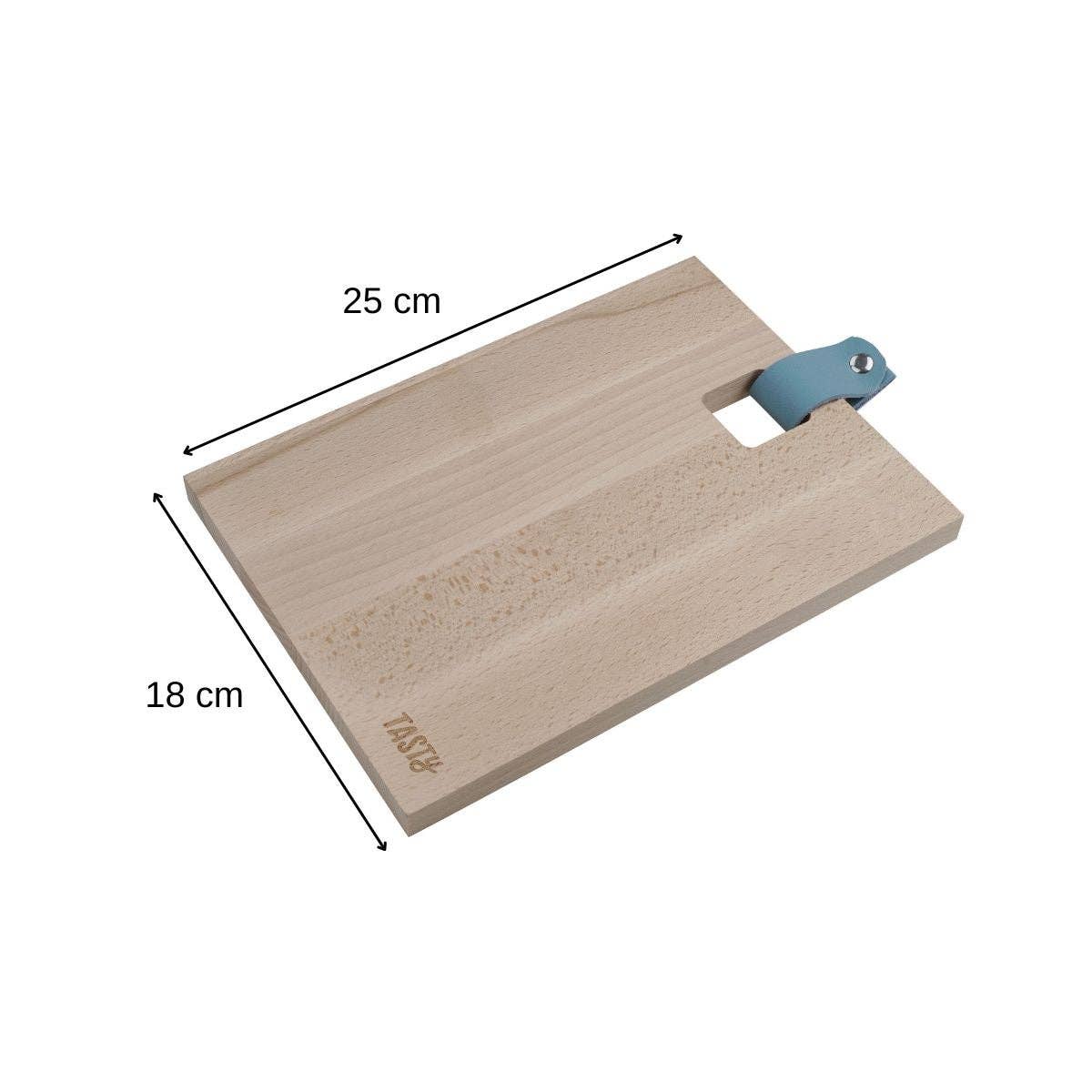 Zenker - Wholesale Cutting Board - Rectangular wooden cutting board 25 x 18 cm Tasty Green2
