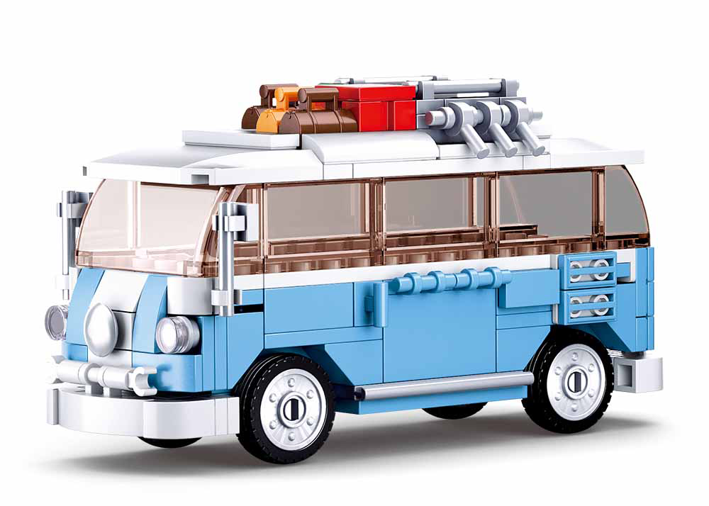 Sluban Europe BV - Wholesale Build-a-Toy - Kids - M38-B0707/Model Bricks classic hippie bus3