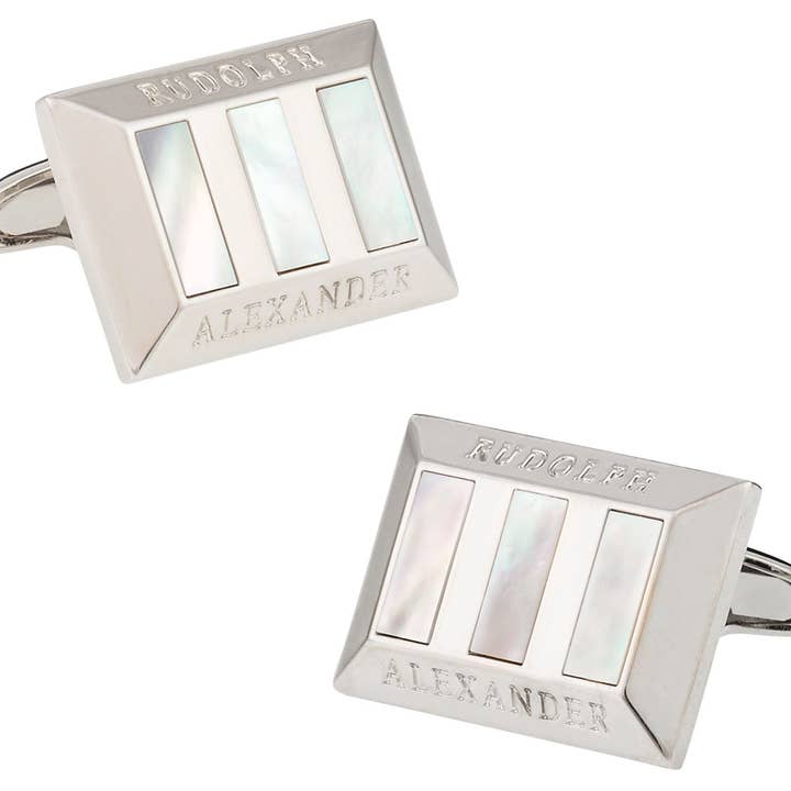 Manschettenknöpfe mit Perlmutt Heritage für den Großhandel von Cuff-Daddy