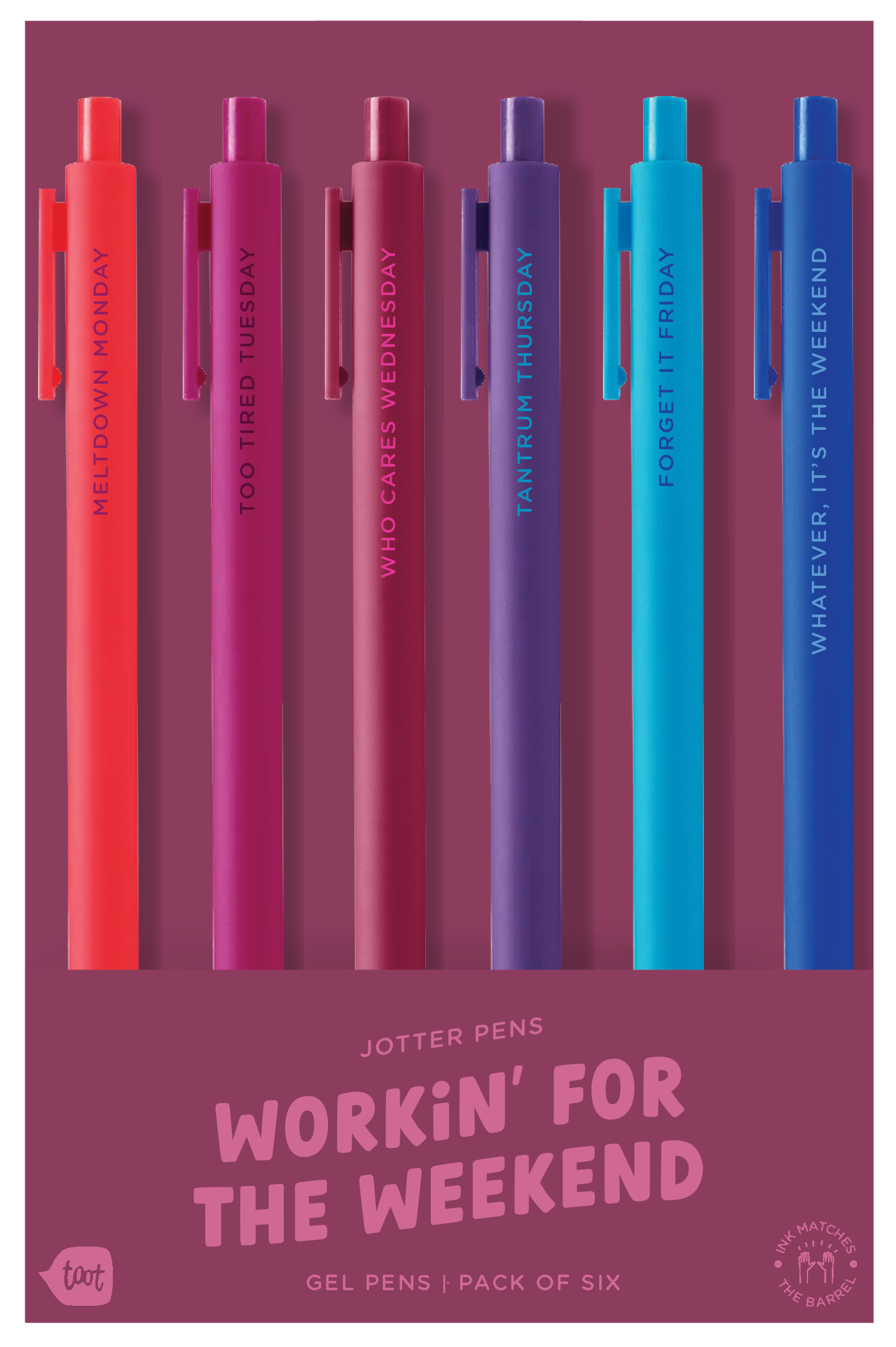 Talking Out of Turn - Wholesale Pen - Jotter Sets - 6 pack (Top Sellers!!)2