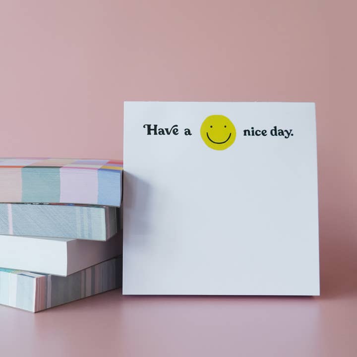 Idlewild Co. - Wholesale Notepad - Have A Nice Day 200-Sheet Jumbo Desk Pad