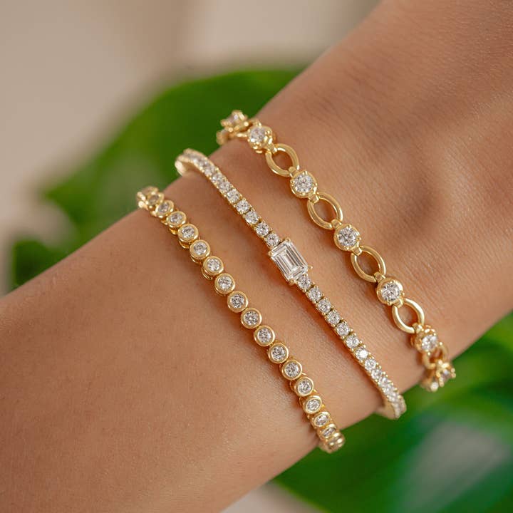 Sami Jewels - Venta al por mayor Pulseras de tenis - Pulsera de tenis Lilly1