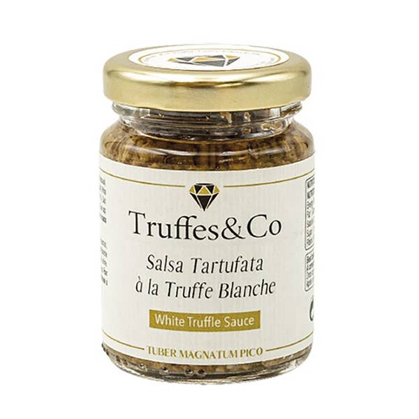 Salsa tartufata con tartufo bianco 90g per la vendita all'ingrosso da parte di Truffes&Co
