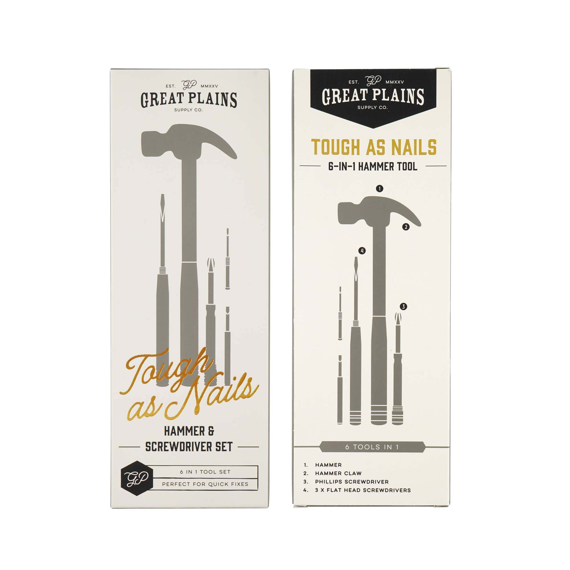 CGB Giftware – wholesale Handy tool – Great Plains 6 In 1 Hammer Screwdriver In Gift Box5
