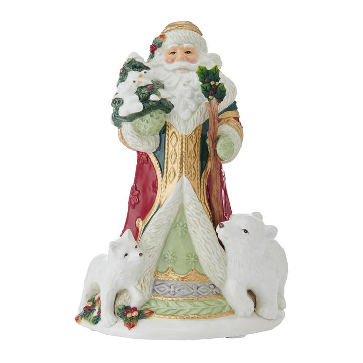 Fitz and Floyd Hldy Musical Woodland Hldy Photo Box for wholesale by Fitz and Floyd® Mikasa® Pfaltzgraff®