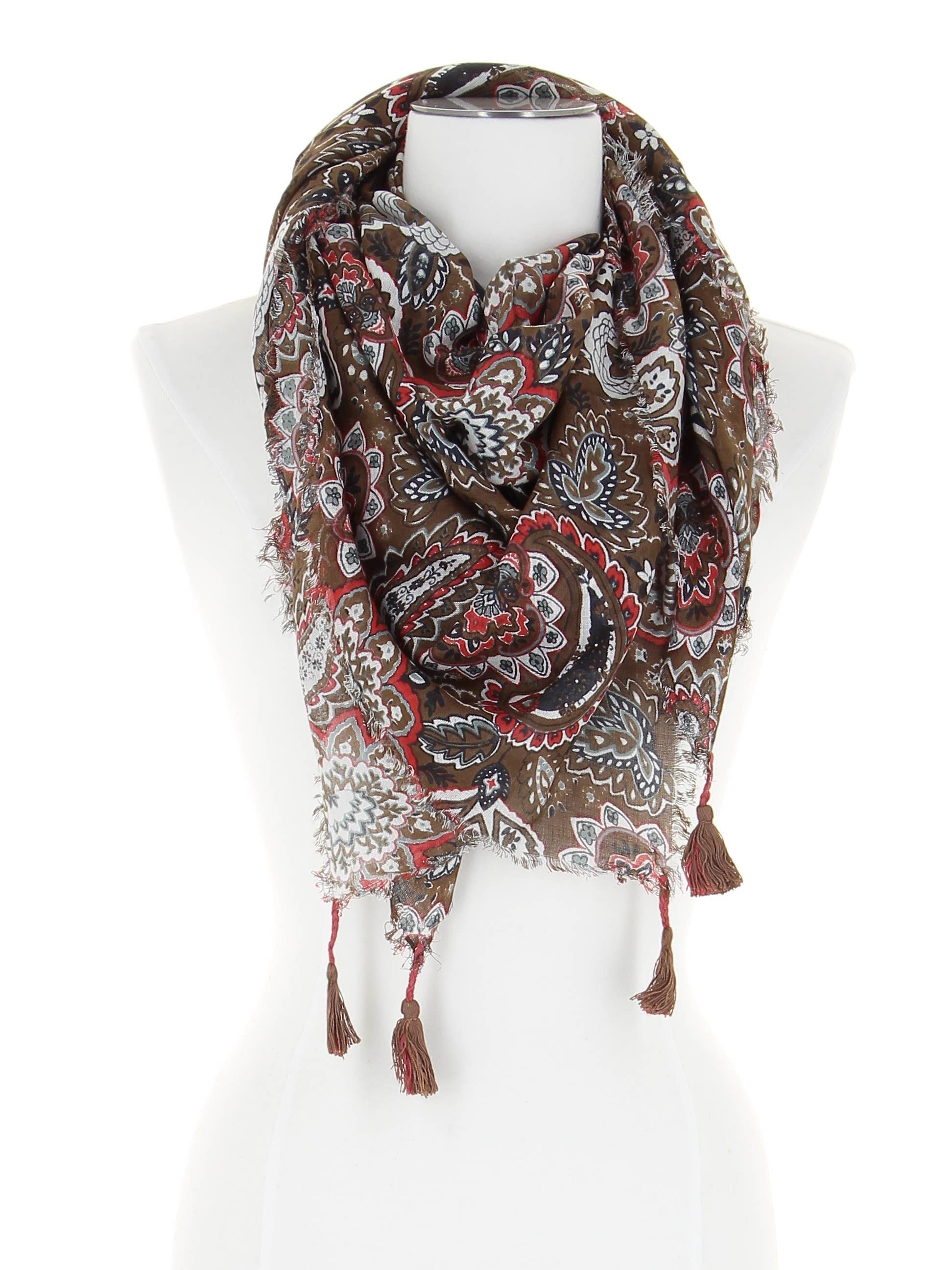 DIWALI PARIS - Wholesale Scarf - Women's - MADAGASCAR SQUARE - 100% VISCOSE1