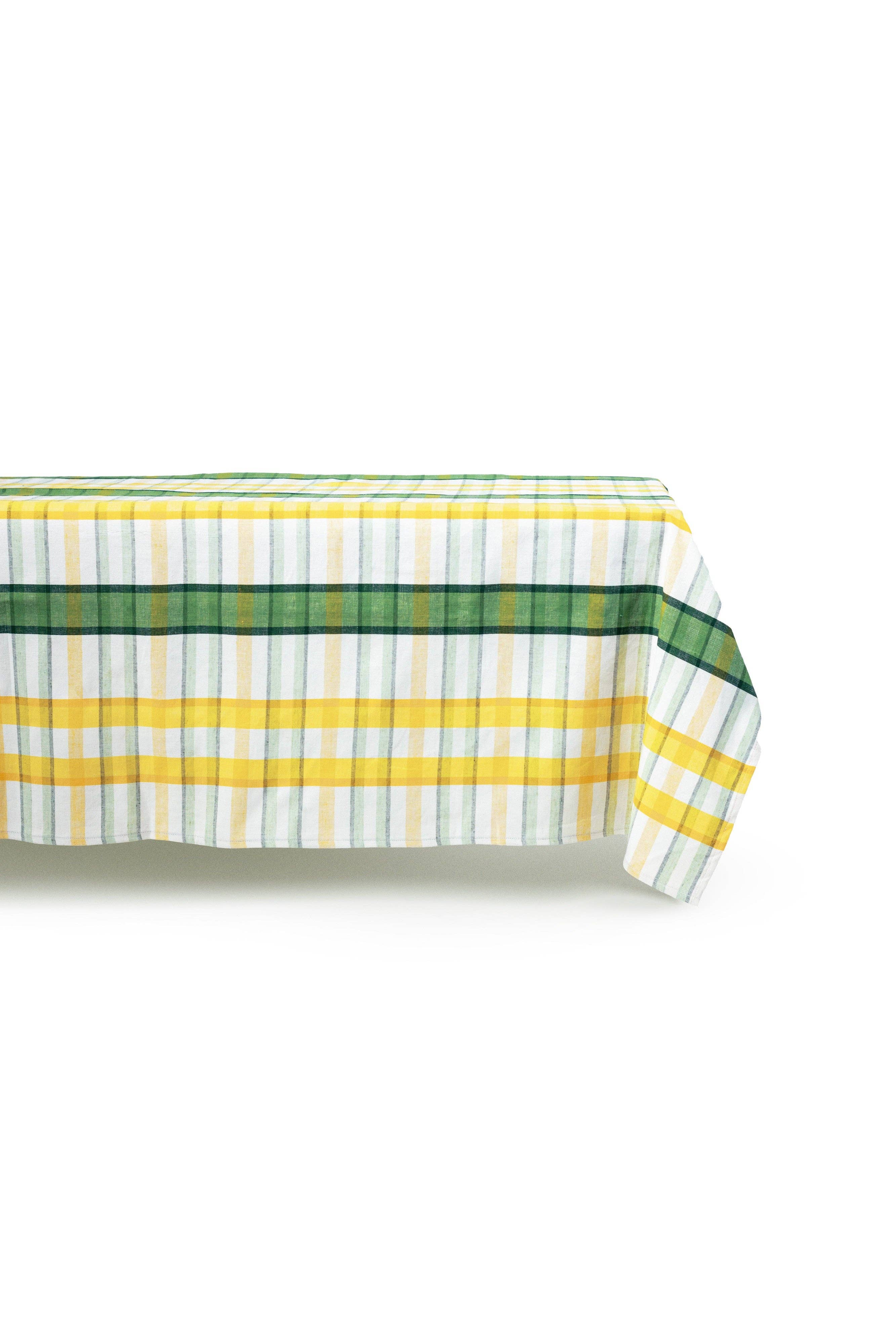 ESENCIAL HOGAR - Wholesale Tablecloth - Multicolor Plaid Rectangular Tablecloth4