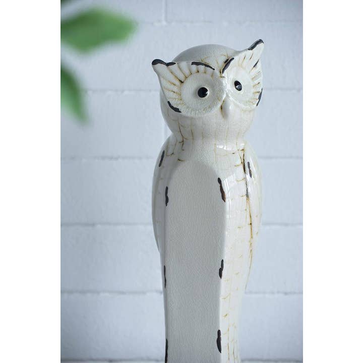 A&B Home Group Inc. - Wholesale Decorative Figurine - S/3 Vivek White Owls Trio12