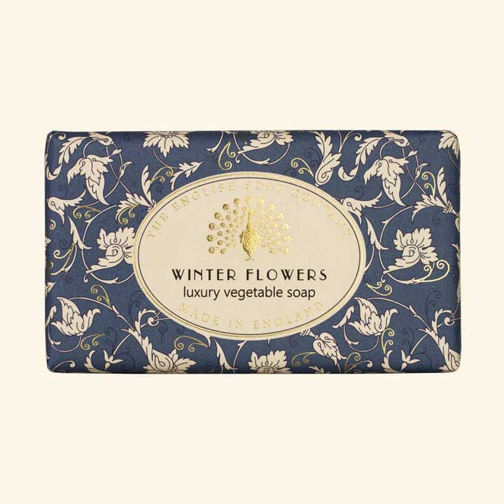 Winter Flowers Christmas Soap for wholesale by The English Soap Company