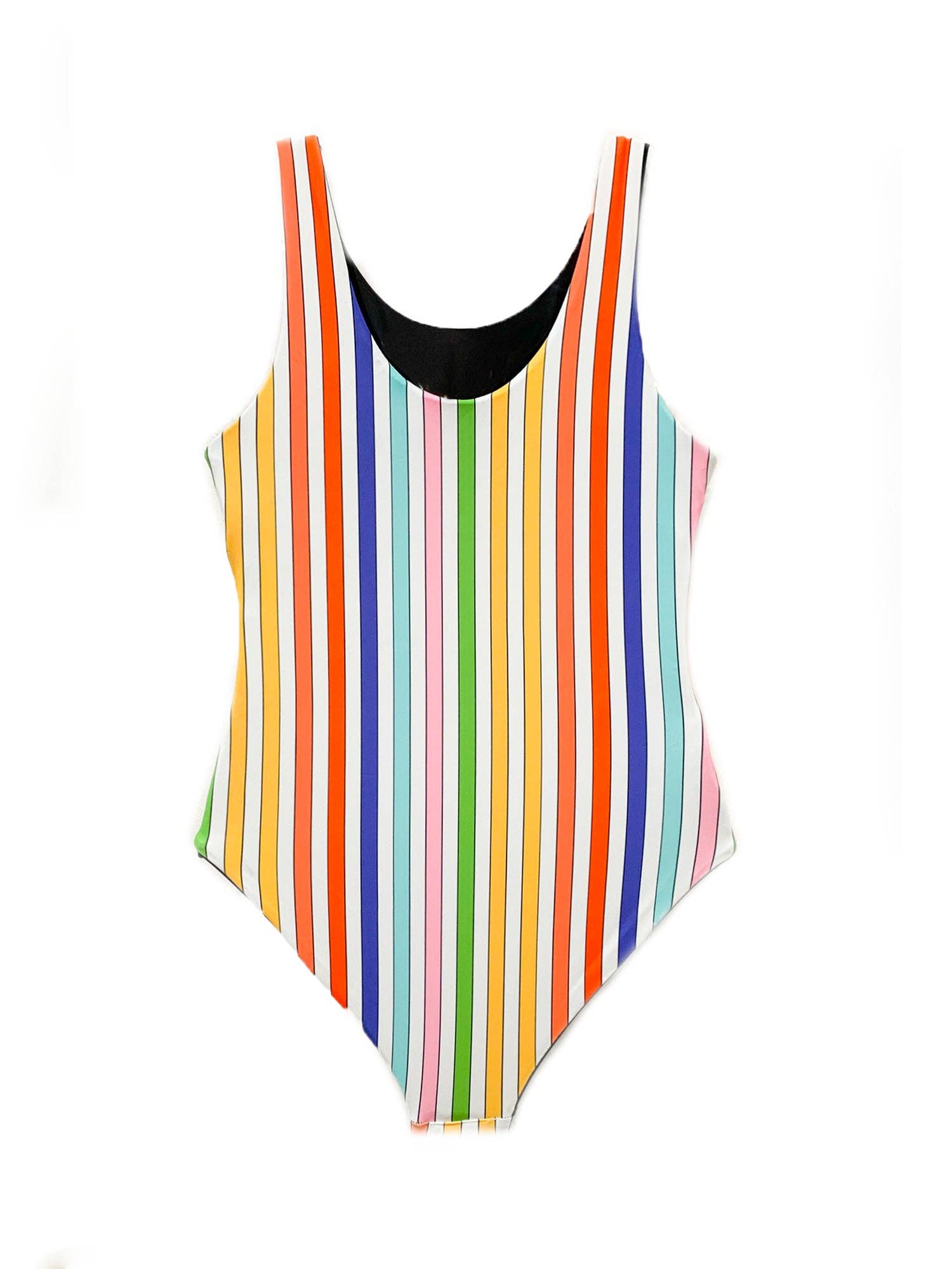 Limeapple - Wholesale One Piece Swimsuit - Kids - Rebel - Reversible Rainbow Sunglasses One Piece Swimsuit5