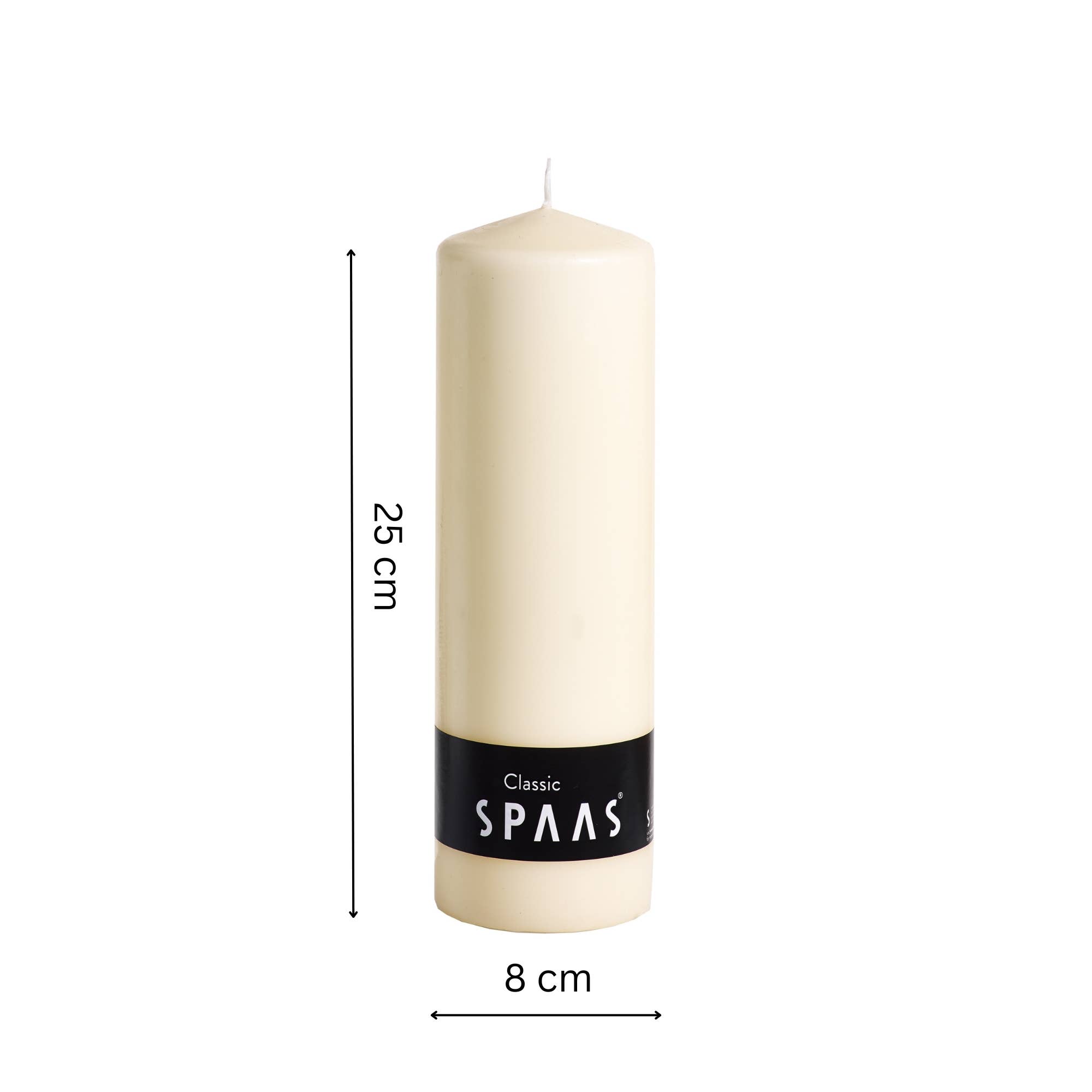 Ivyline – wholesale Pillar candle – Ivory Indoor Non-Drip Pillar Candle (various sizes)2