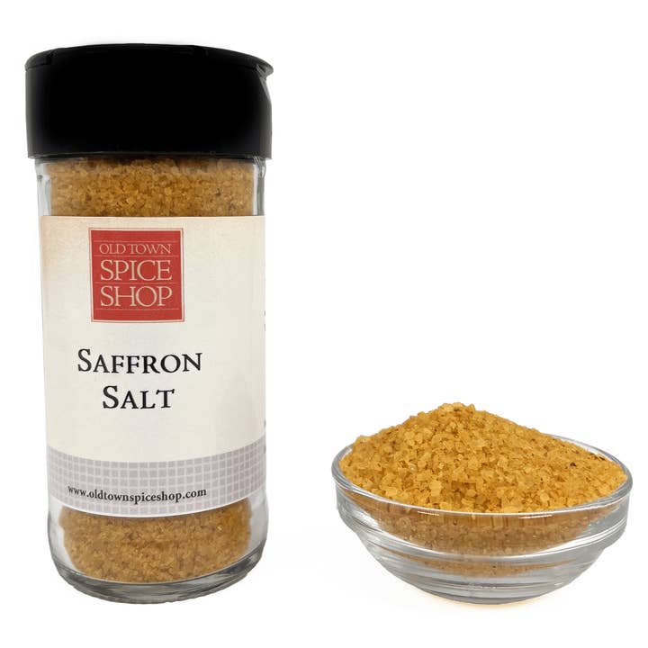 Old Town Spice Shop - Vente Sel - Sel Gourmet au Safran pour Griller & Cuisiner