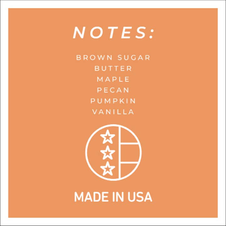 A Cheerful Giver - Wholesale Jar/Filled Candle - KOTL Baby Candle (6oz.) – Pecan Belgium Waffles