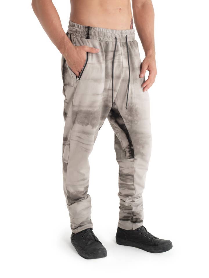 Heron broek - plantaardig geverfde joggingbroek voor mannen voor wholesale door Jan Hilmer + Sparrow