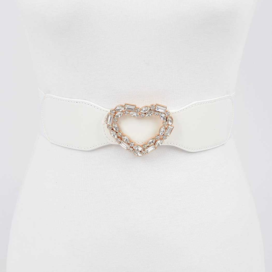 3AM BY H&D ACCESSORIES - Venta al por mayor Cinturón - Mujer - Cinturón elástico con hebilla de diamantes de imitación5