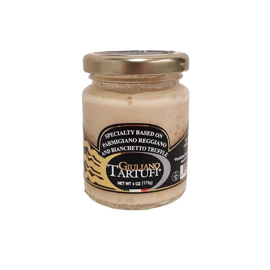 Giuliano Tartufi – Großhandel Salsa – Parmesan- und Bianchetto-Trüffelcreme 170 g Glas0