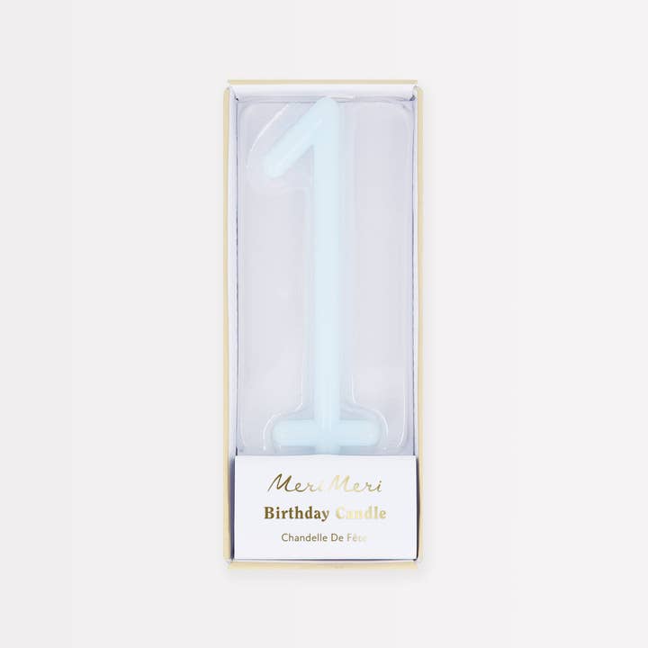 Slim Number Candles for wholesale by Meri Meri