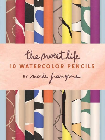 Sweet Life: 10 Watercolor Pencils for wholesale by Chronicle Books