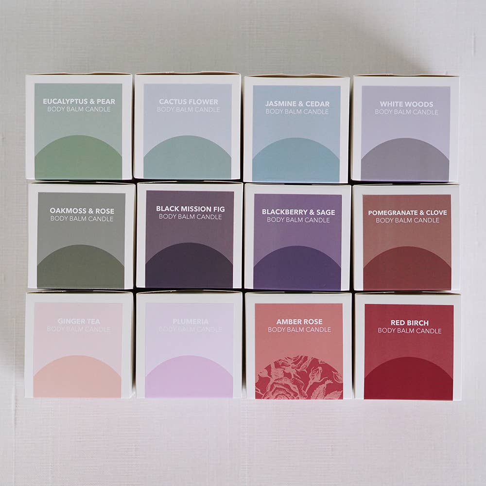 Bonnie Skincare - Wholesale Jar/Filled Candle - Body Balm Candle / Oakmoss & Rose (60 g) Lotion Candle4