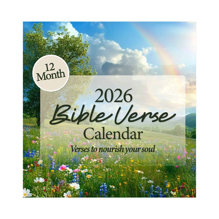 2026 Bible Verse Wall Calendar and other Purchase Wholesale calendarios personalizados. Free Returns & Net 60 Terms on Faire trending on Faire.