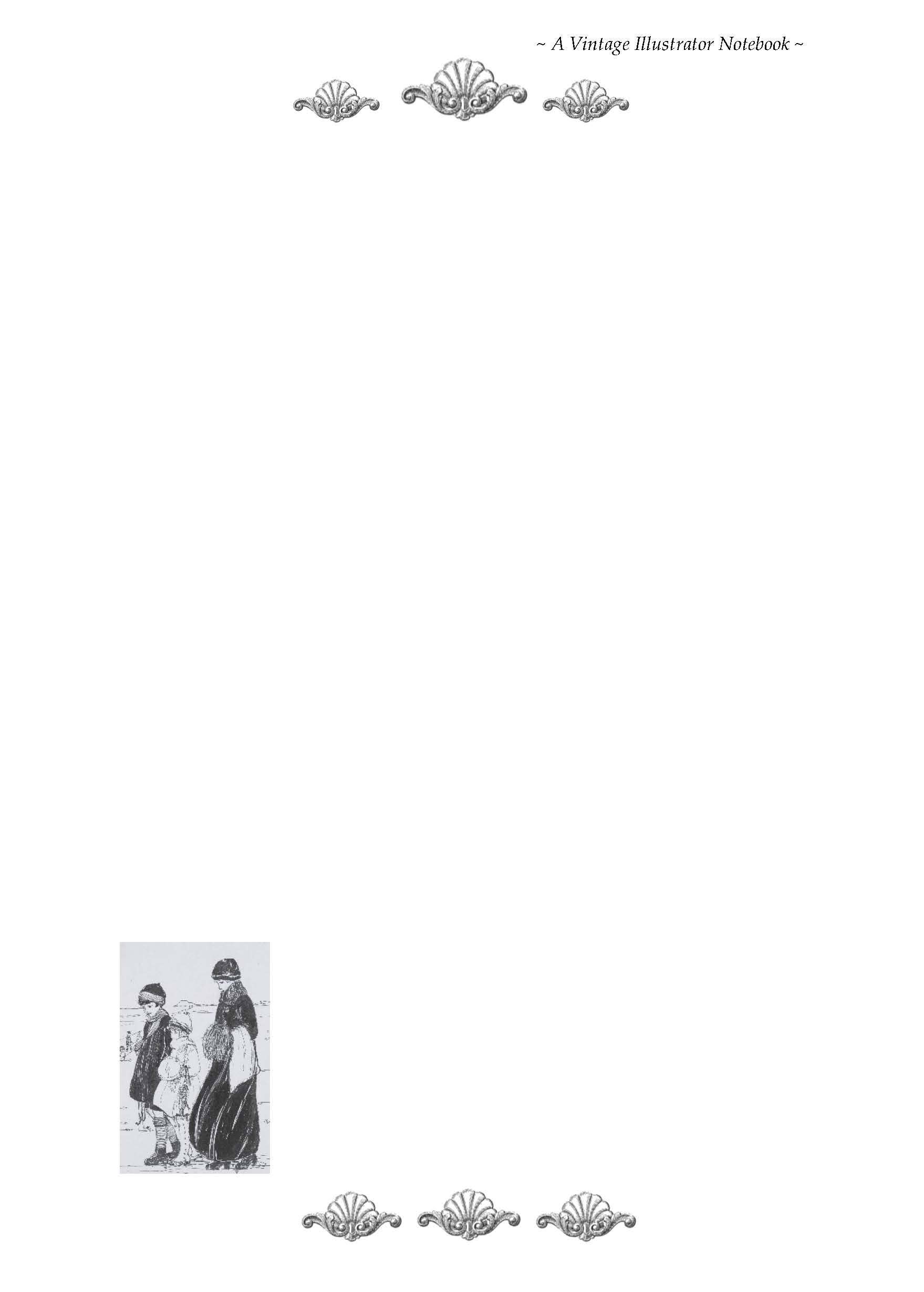 VINTAGE LADIES COLLECTION - Wholesale Scrapbook - Vintage Illustrators Collection: PHOEBE SPIRALBOUND NOTEBOOK13