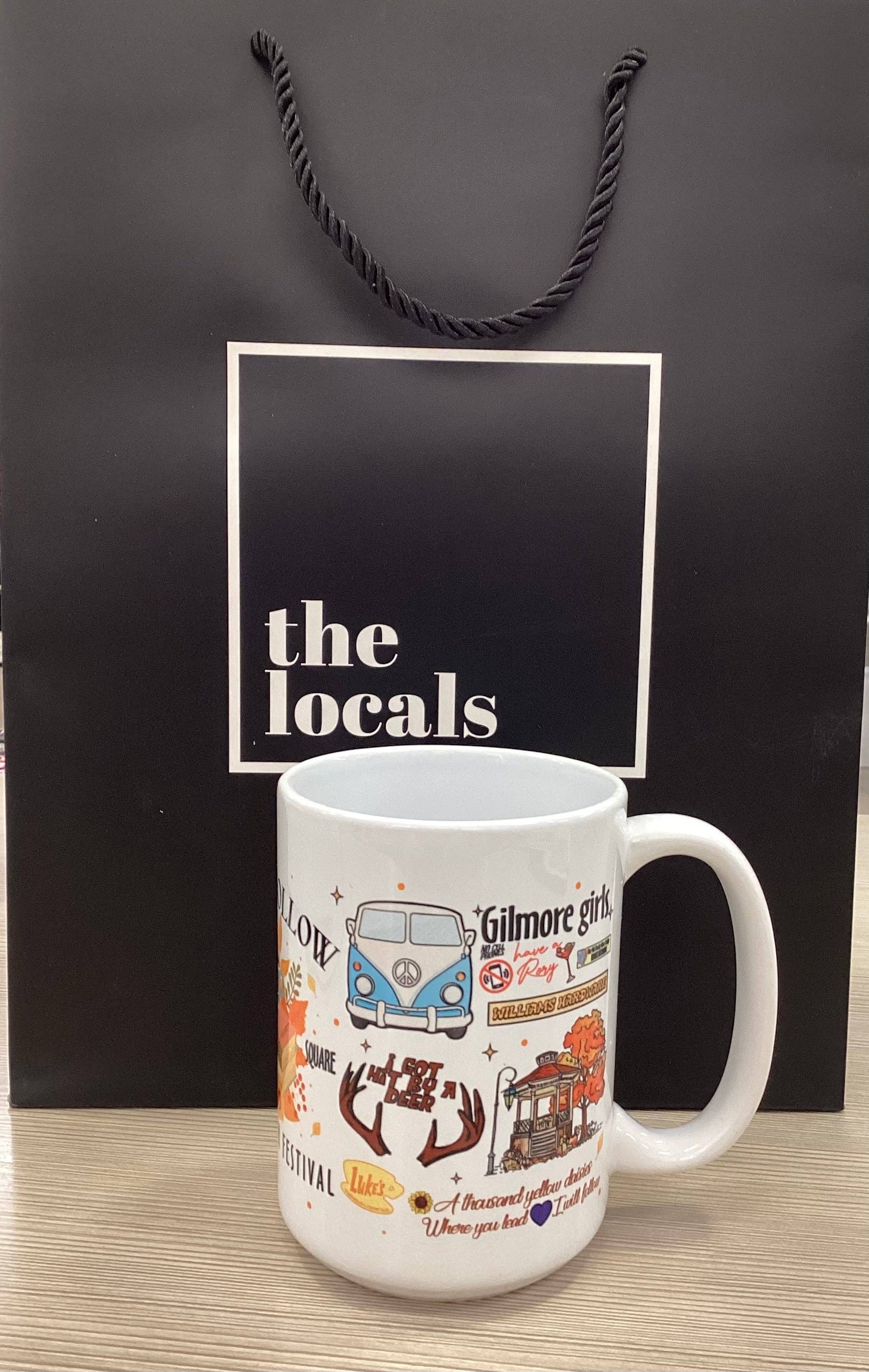 The Locals - Wholesale Coffee mug - Gilmore Girls Gazebo Collage Mug