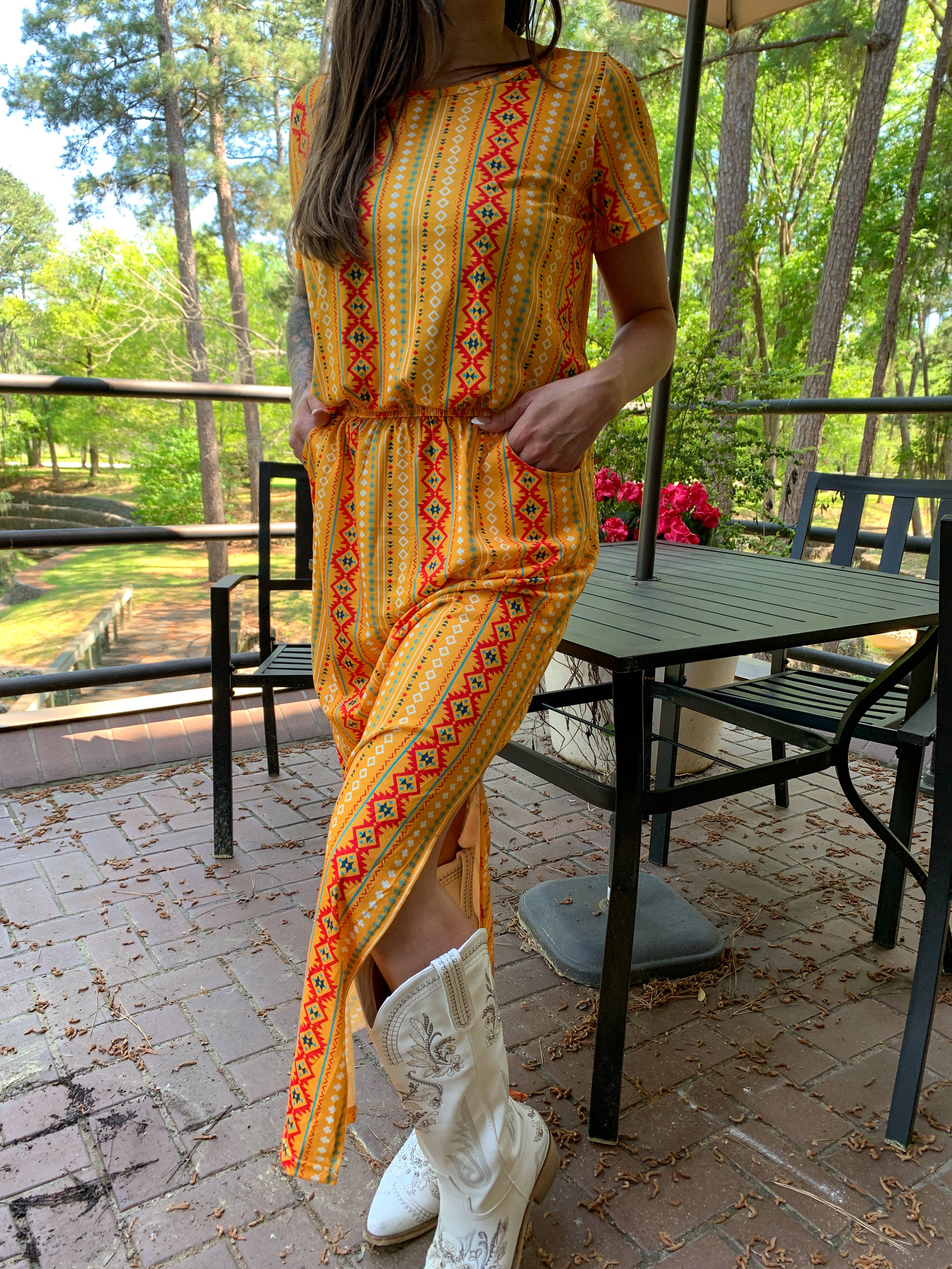 Wholesale MK079 Coweta Side Slit Maxi Dress 5 Colors for your store