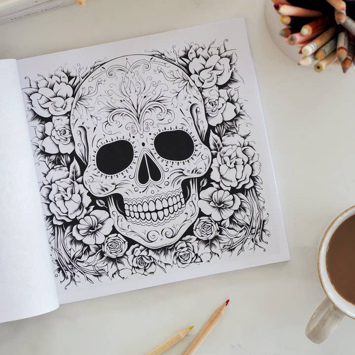 A Horror Colouring Book For Adults | Mindfulness Coloring and other Purchase Wholesale mindfulness colouring books. Free Returns & Net 60 Terms on Faire trending on Faire.
