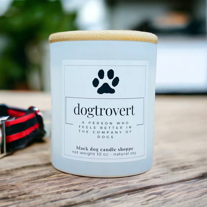 The Black Dog Candle Shoppe - Wholesale Jar/Filled Candle - Dogtrovert Dog Lover Candle7
