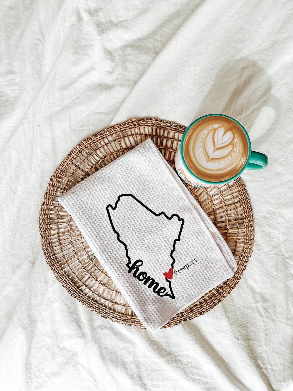 521handmade - Wholesale Tea Towel - Maine State Kitchen Towel - Custom City & State Tea Towel 2