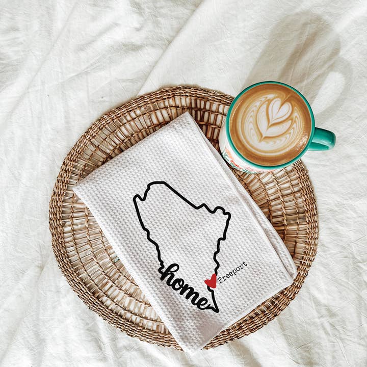 521handmade - Wholesale Tea Towel - Maine State Kitchen Towel - Custom City & State Tea Towel 2