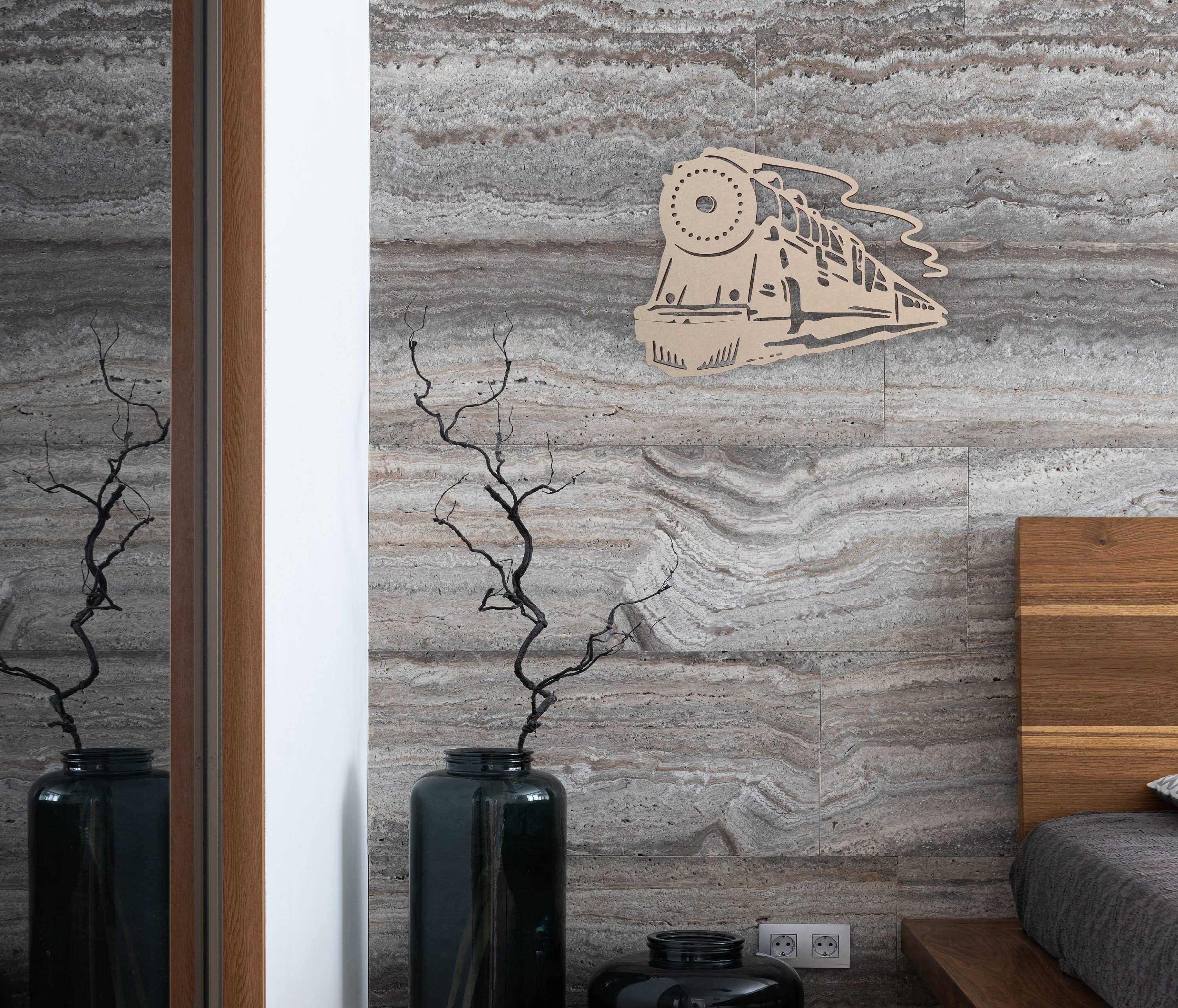 Jess and Jessica - Venta al por mayor Recortables - Tren Polar Express vintage con forma de madera, recorte de madera5