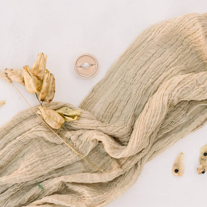 Amore Society - Wholesale Table runner - Nude Gauze Table Runner8