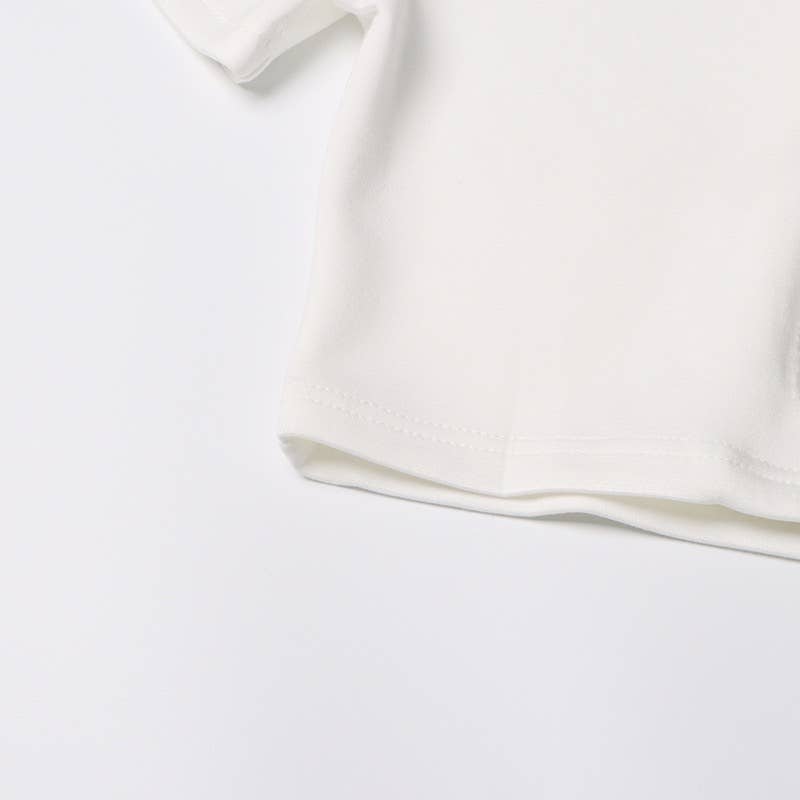 Productseeker - Wholesale Blouse - Women's - TP005 New Diamond Sequined Bow Cropped Top T-shirt13