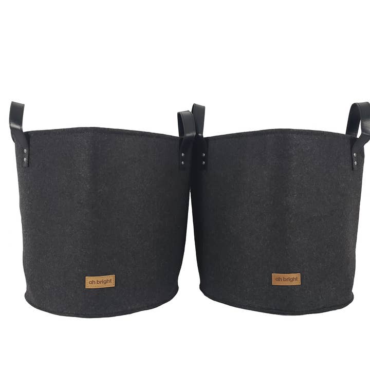 Contenitore portaoggetti - Set di 2 - tessuto di lana per la vendita all'ingrosso da parte di AH Bright