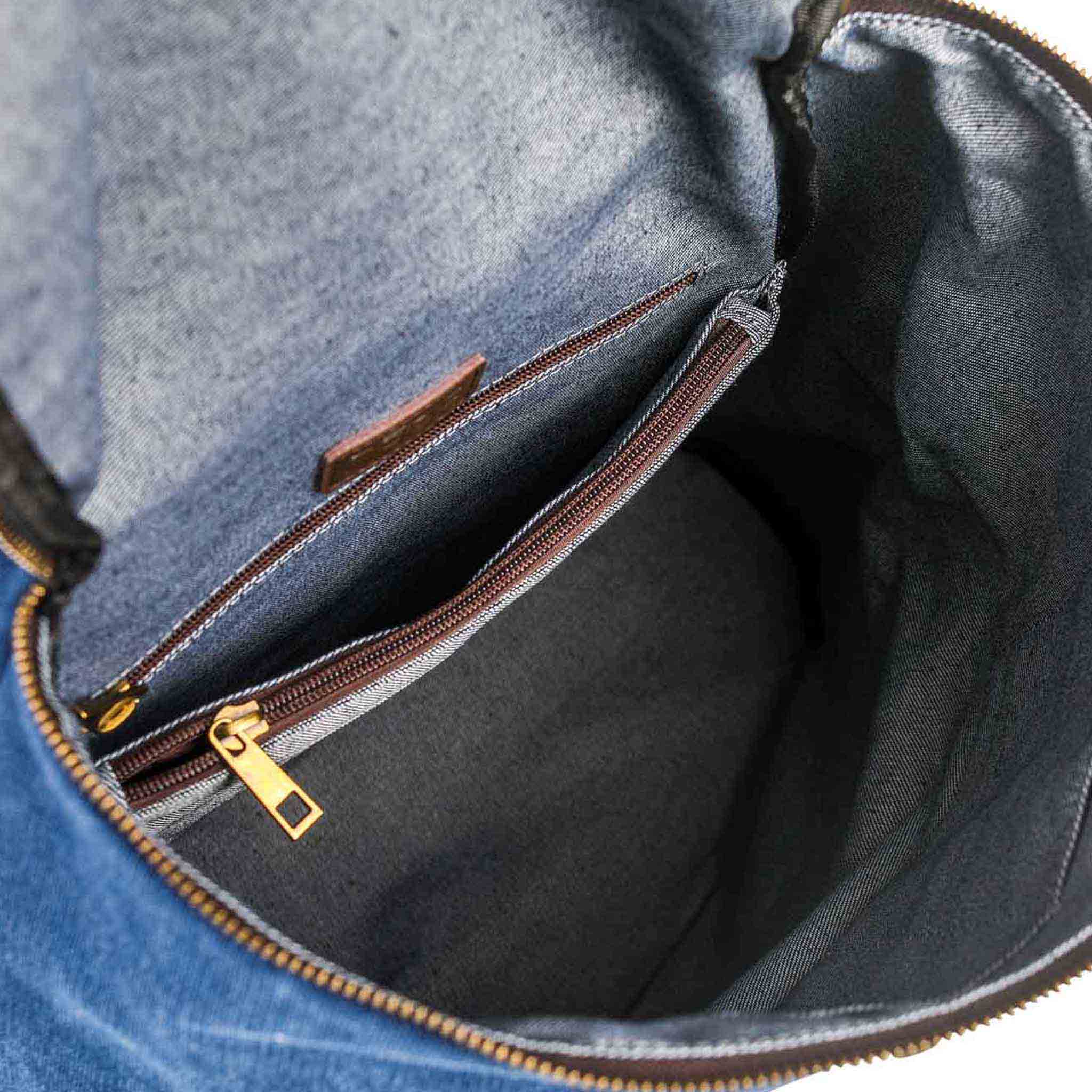 ZEDE PARIS - Wholesale Backpack - Women's - SAINT-PAUL - Canvas and leather backpack13