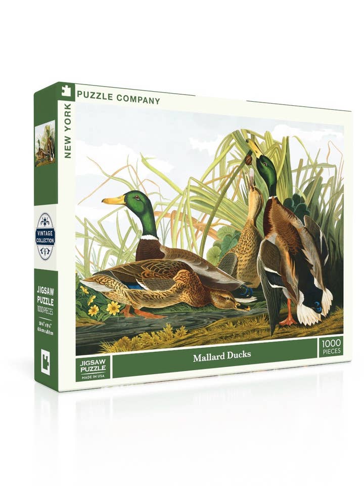 Mallard Ducks - 1000 Piece Jigsaw Puzzle for wholesale by New York Puzzle Company