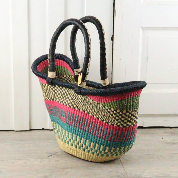 U Shopper Large - Paleta tradicional por atacado de Big Blue Moma Baskets