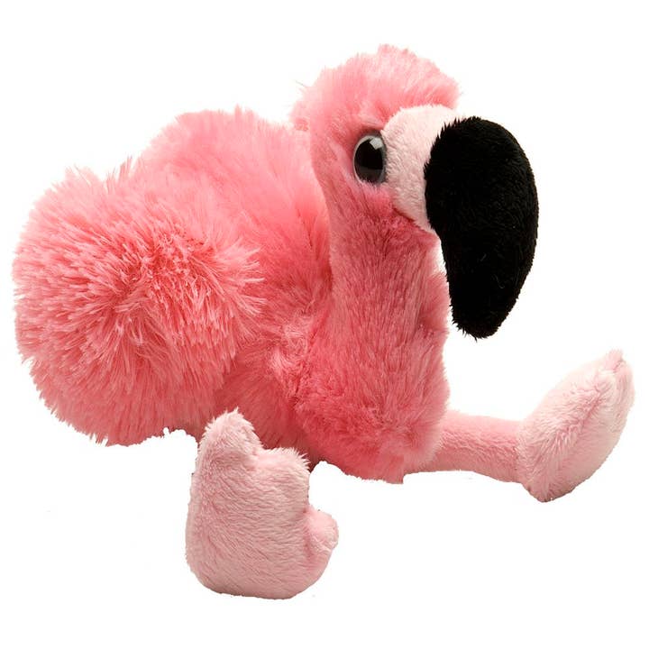Hug'Ems-Mini Flamingo udstoppet dyr - 7" for engroshandel hos Wild Republic