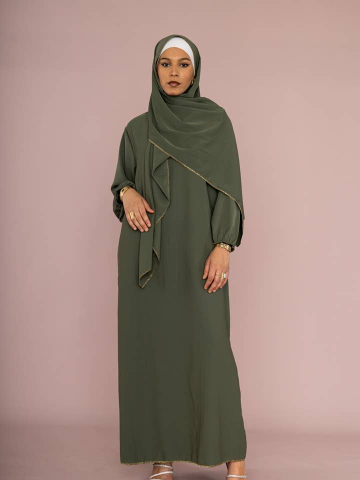 IDEAL OUTFIT - Wholesale Kaftan - Women's - Medina silk abaya for women ref:2338pkdr