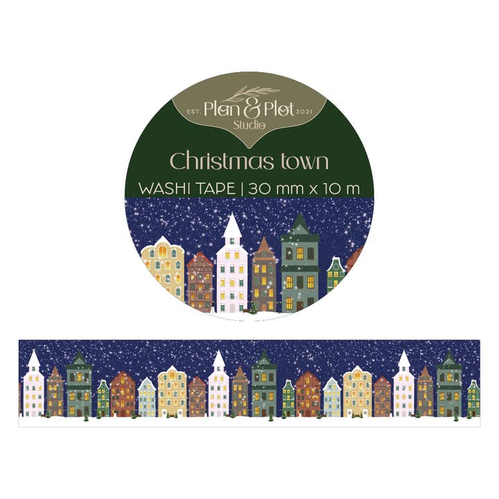Plan & Plot Studio - Wholesale Washi Tape - Christmas town | Washi tape