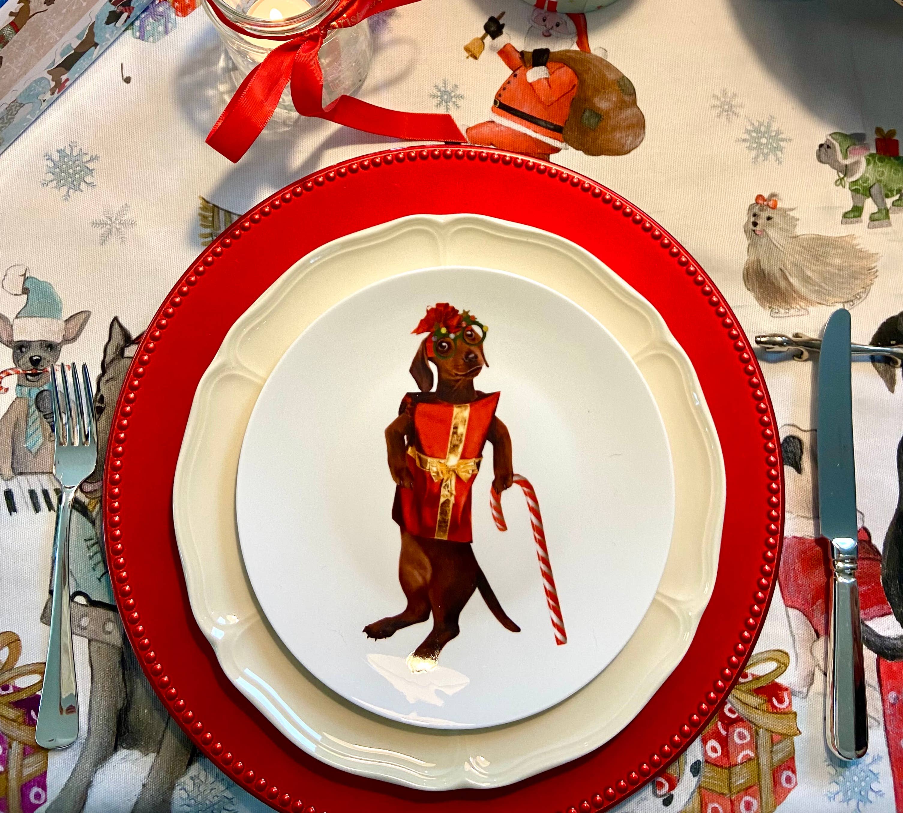 Bordy's – wholesale Tableware set – It's a wienerful Time - Set of 6 Breakfast Plates 15