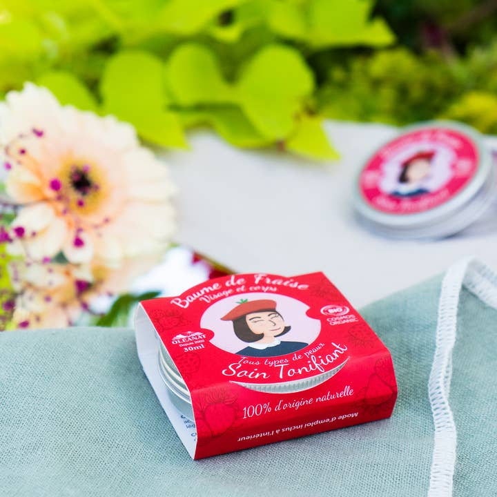 Le Secret Naturel - Wholesale Body Balm/Butter - OLEANAT ORGANIC STRAWBERRY BALM 30ml1