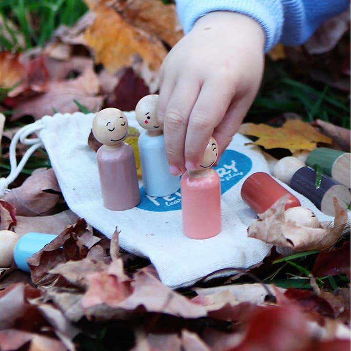 My Felt Story - Wholesale Toy Set - Kids - Muted Feeling Peg Dolls 10 Set + Booklet5