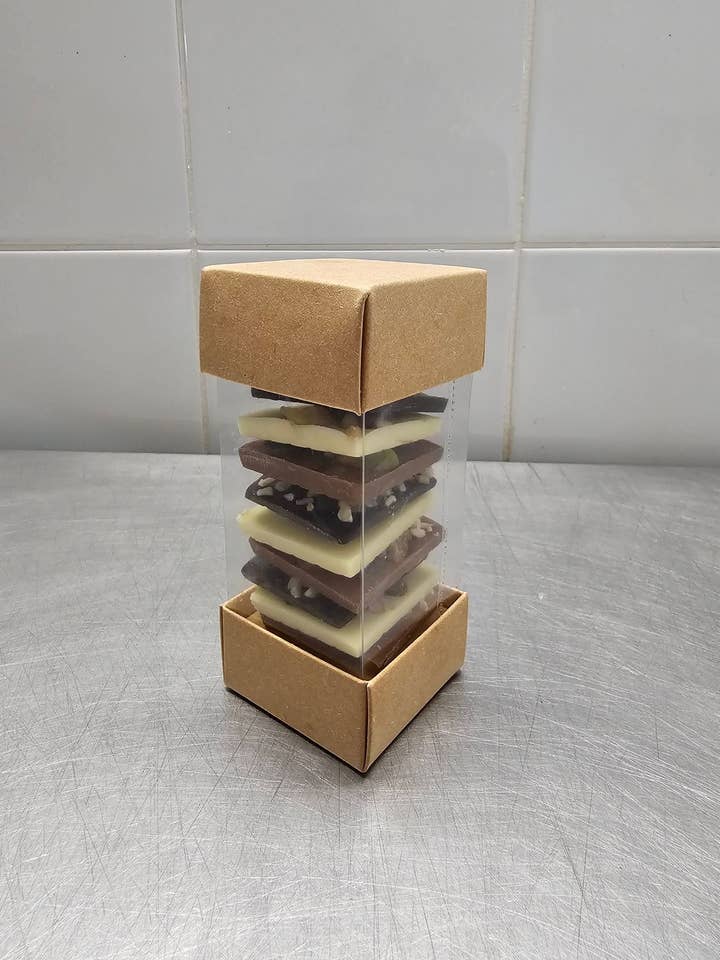 Colonna mendicante 3 cioccolati - 95 gr per la vendita all'ingrosso da parte di La confiserie d'antan 100%bio