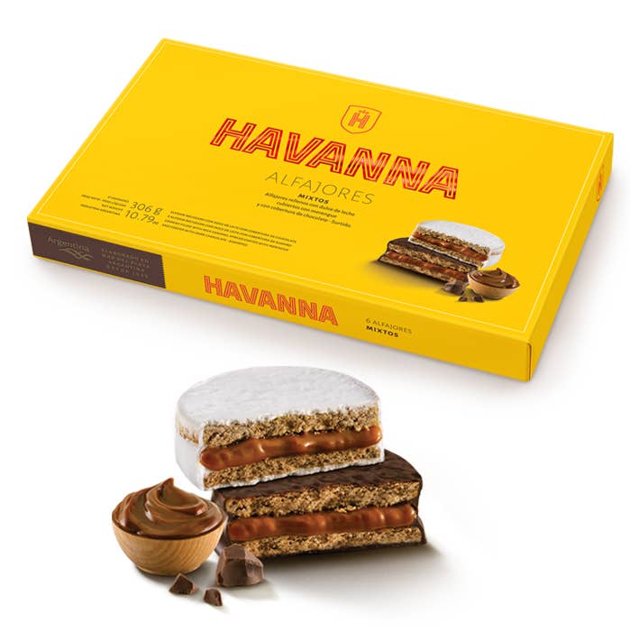 Premium Brand - Wholesale Cookie - Havanna | Mixed Alfajores | 6 units | 306 grams0